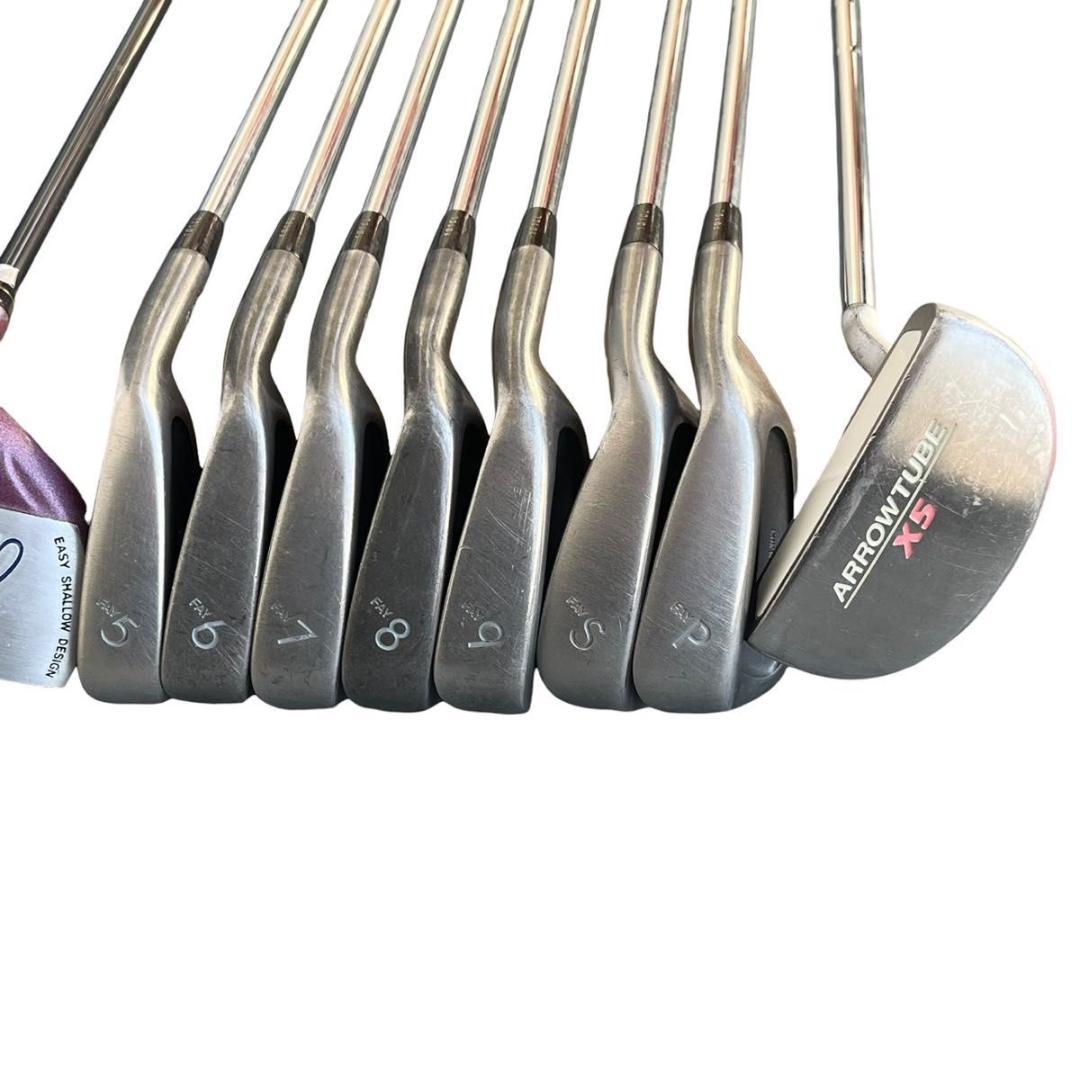 MIZUNO FILA ゴルフクラブセット 10本 レディース