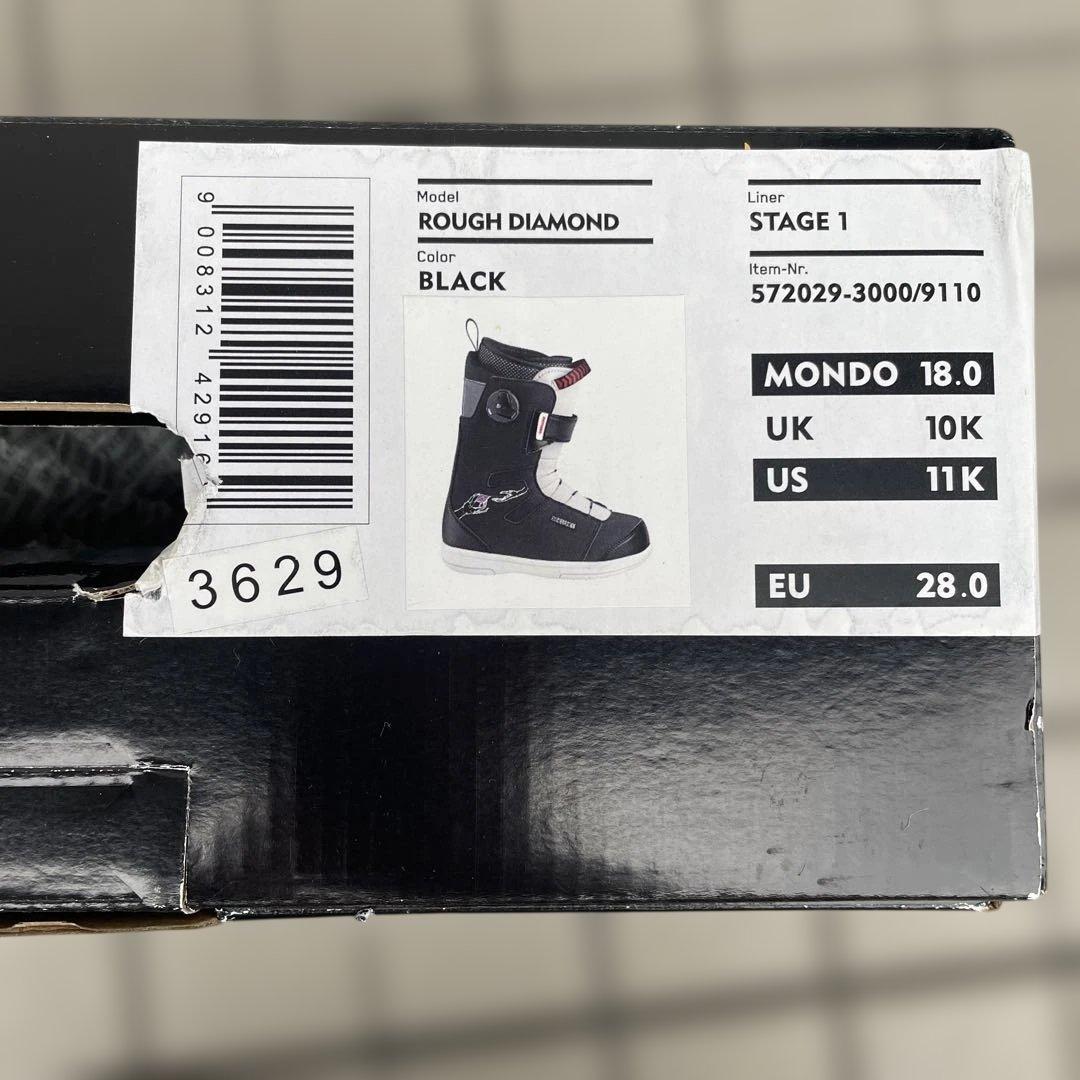 DEELUXE スノーボードブーツ ROUGH DIAMONDブラック 18cm