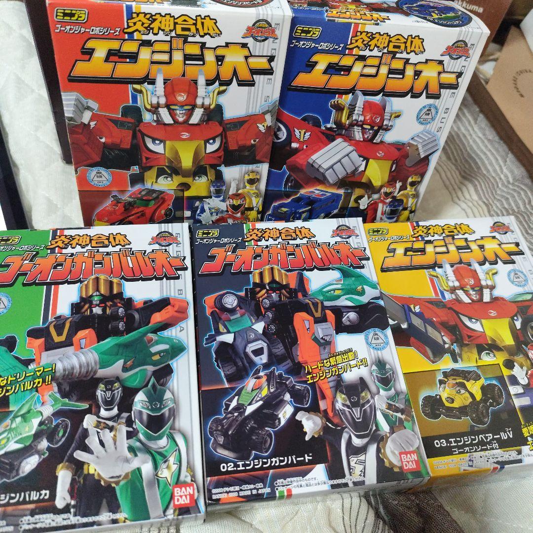 ミニプラ 炎神合体エンジンオー 10個入りコンプリートボックス付き