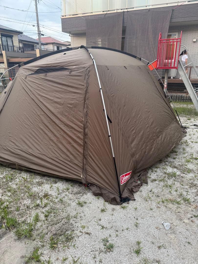 Coleman タフスクリーン2ルームハウス　タンカラー、グランドシート