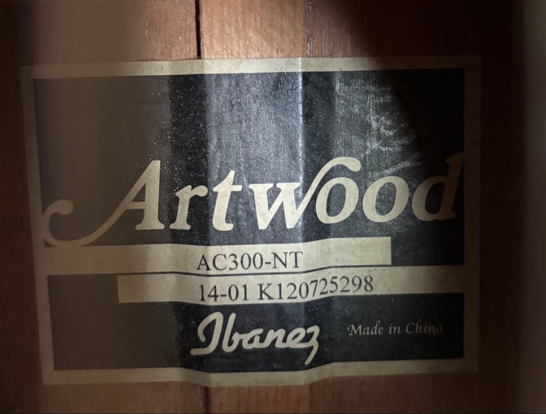 Artwood AC300-NT ケース付◆ アコースティックギター 楽器