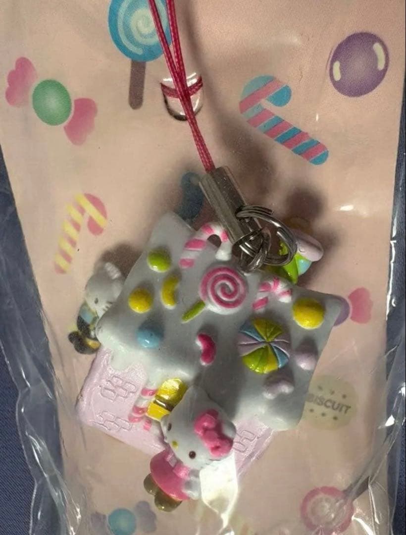 【激レア】2006年（20年前）ハローキティ ストラップ　ダイワハウス　ケーキ型