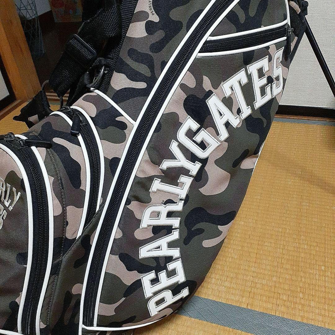 国内正規品　パーリーゲイツ　キャディバッグ　カモ柄 　スタンド式