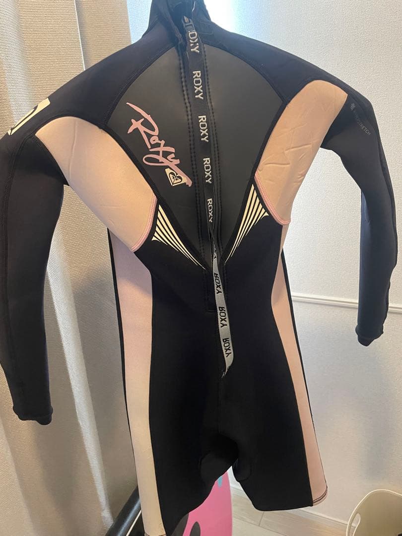 Roxy フルスーツ ブラック/ピンク