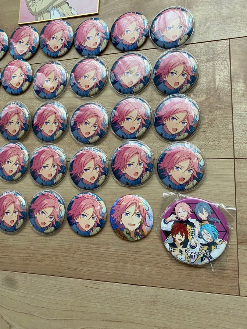あんスタ桜河こはく　缶バッチ　色紙　まとめ売り