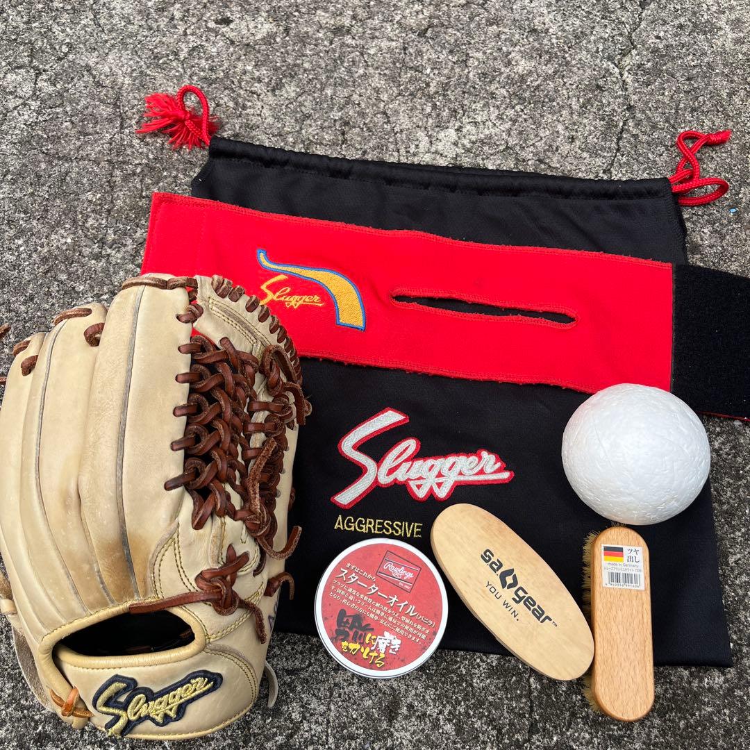 Slugger 少年野球 軟式グローブセット