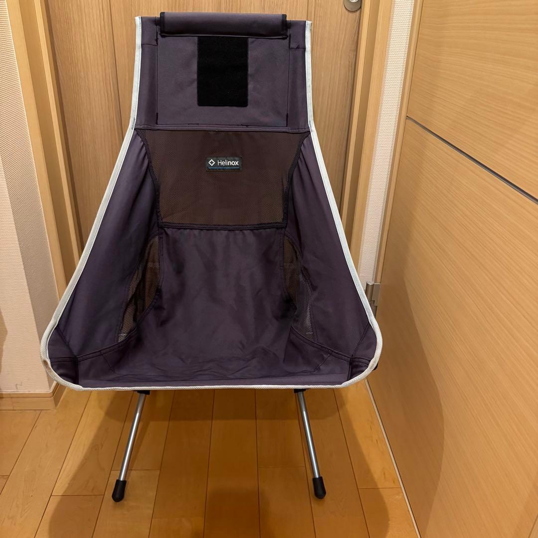 人気Helinox chair Two ヘリノックス チェアツー　グレー灰色