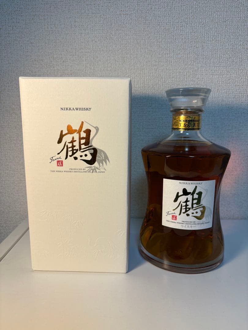ニッカ 鶴 700ml 未開栓 蒸留所限定（2025年購入・正規箱付）