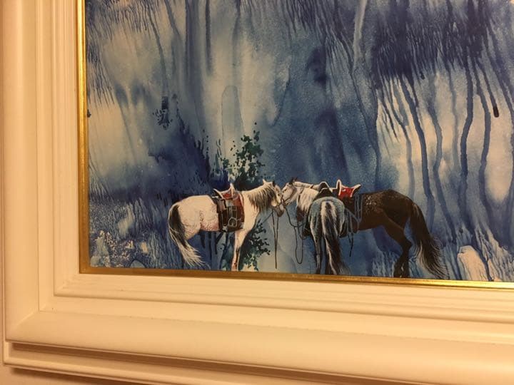 絵画❗️趙国明（チョウ コクメイ）の水彩画❗️