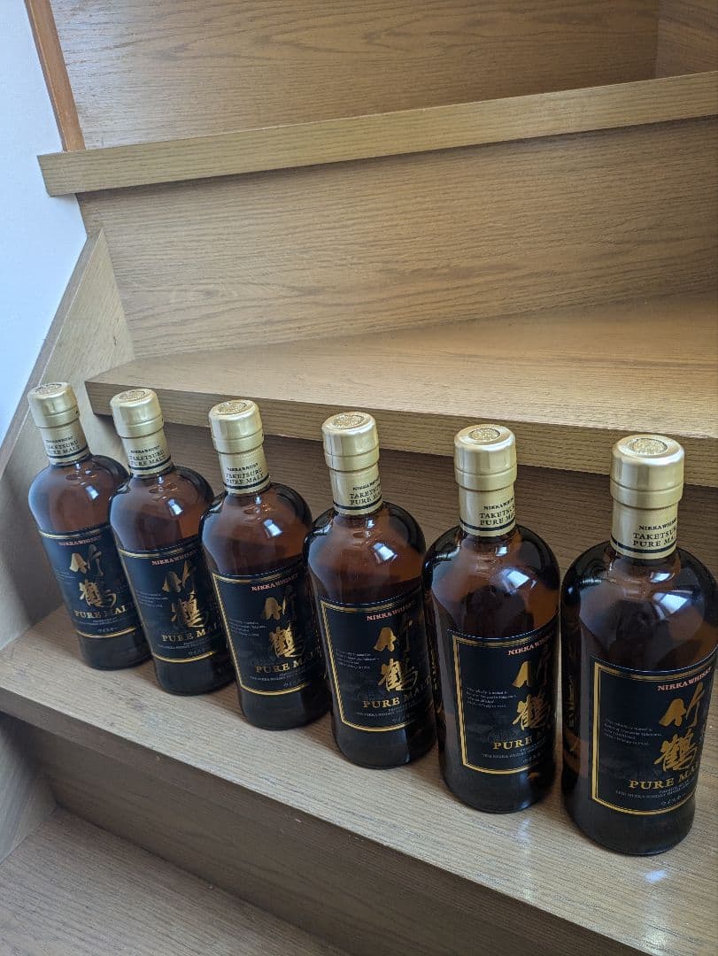 【竹鶴】旧ラベル　ピュアモルトウイスキー 700ml 6本セット