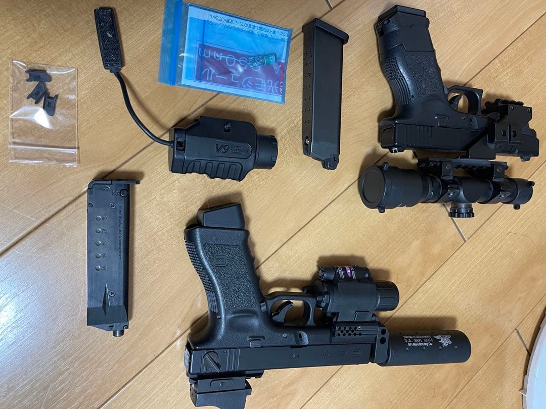 natukage2501専用 スコープ サプレッサー付き　2丁セット商品