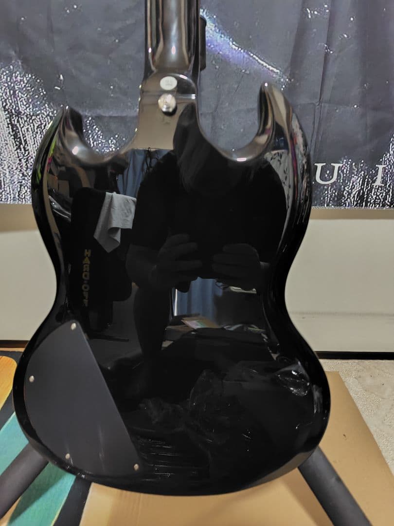 ブラック SGスタイル エレキギター