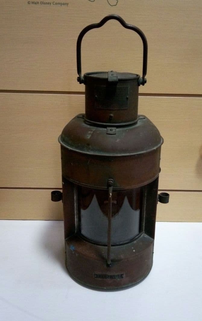 昭和レトロ　アンティーク　船舶用マスト　ベッドランプ