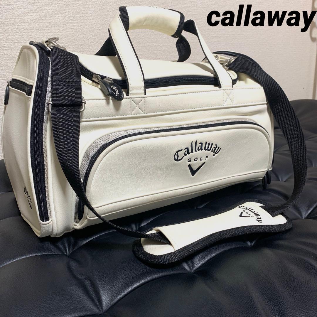 callaway 2way レザーボストンバッグ シューズ収納
