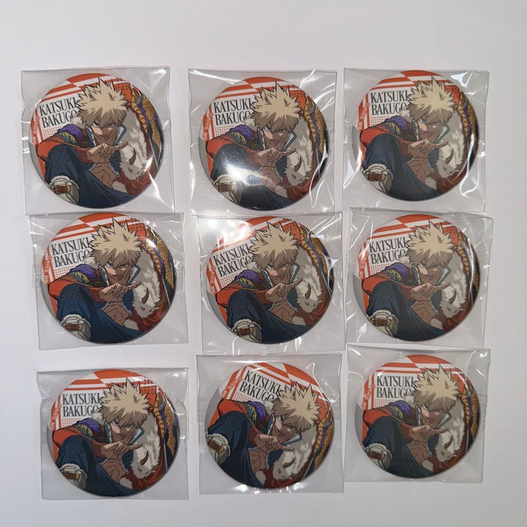 僕のヒーローアカデミア 爆豪勝己 十傑 缶バッジ　JF2025 おまけ◎