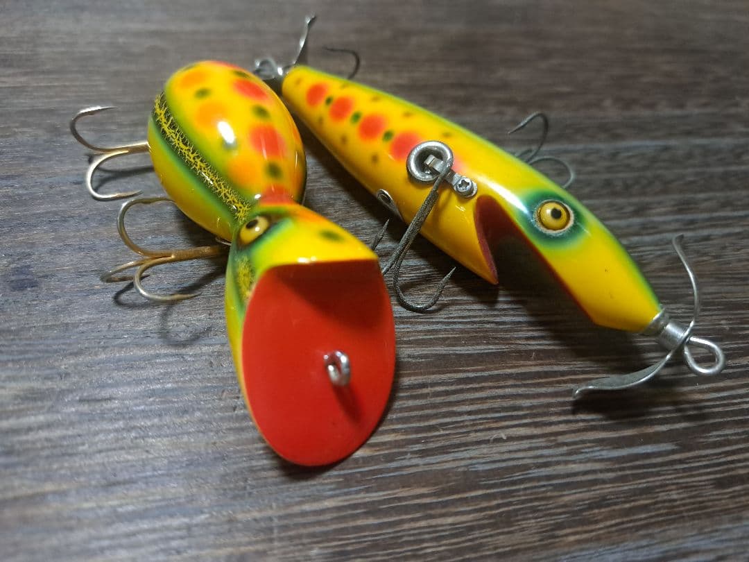 レア　ヴィンテージ　ウッデンハーツ　ダーター・ダブルスイッシャー　2つまとめて