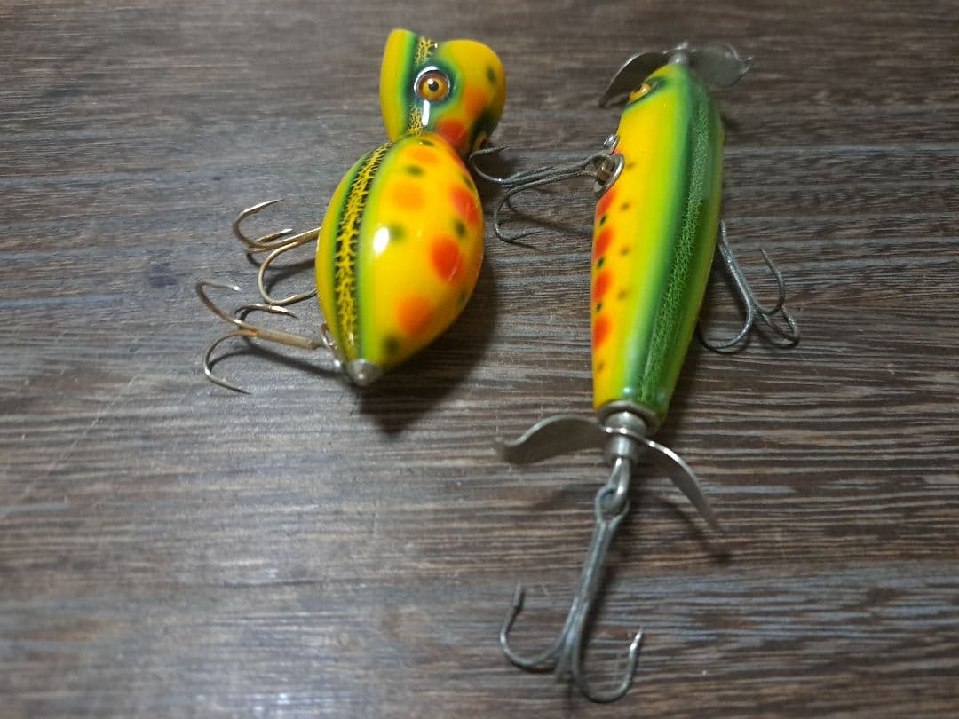 レア　ヴィンテージ　ウッデンハーツ　ダーター・ダブルスイッシャー　2つまとめて