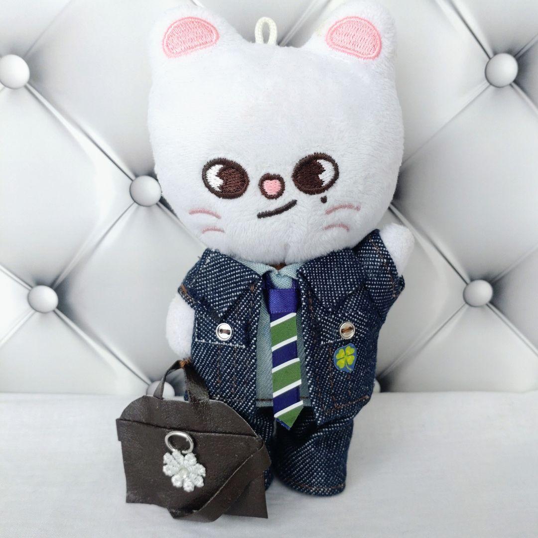 カフェオレ様プリンバッグチャームサイズのぬいぐるみ服