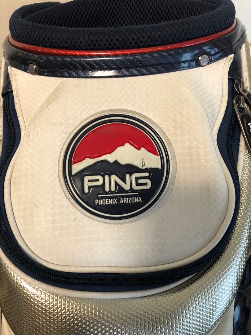 【送料込み】廃盤希少　完売品PING Karsten キャディバッグ　ピン