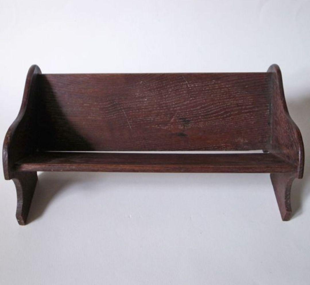 【聖墳墓教会の鐘楼から生まれたブックトラフ】イギリス アンティーク 本棚 本立て