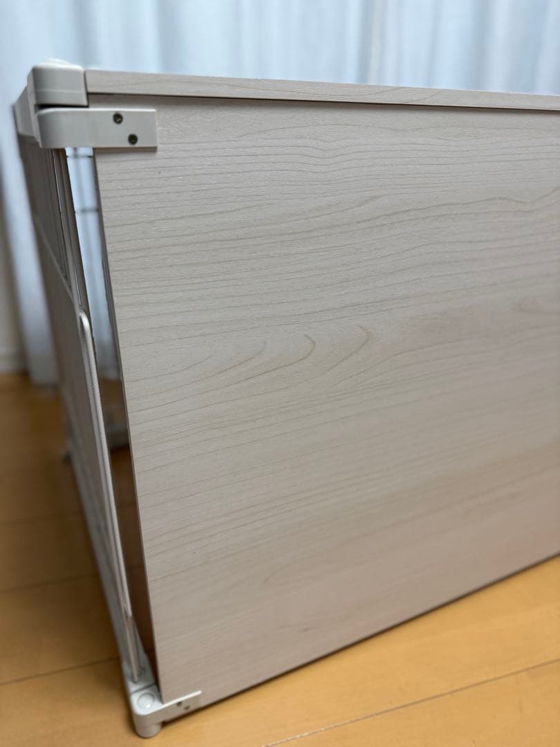 アイリスオーヤマ 犬 サークル ウッディサークル インテリア ホワイト 小型犬用