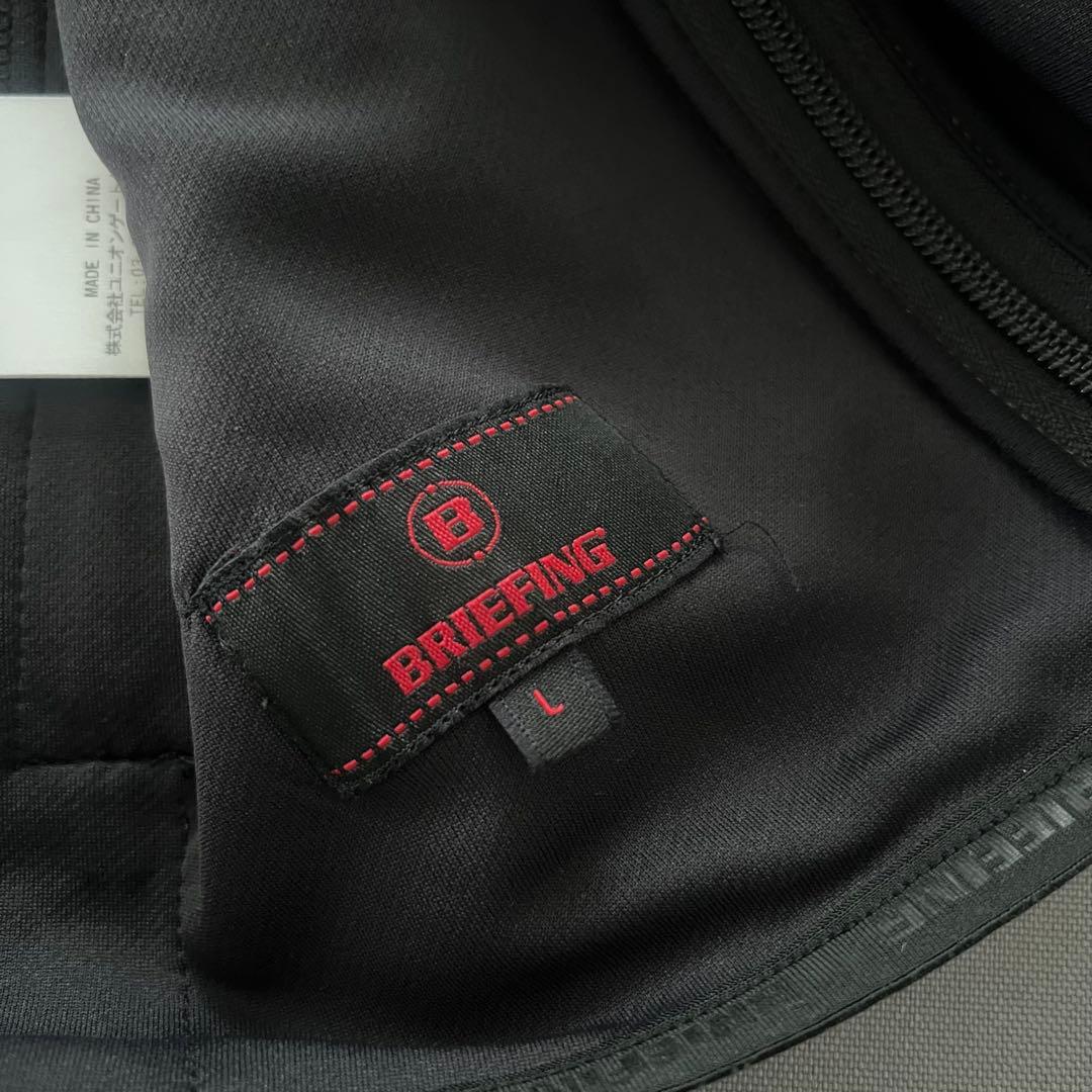 BRIEFING ブリーフィング　3Dロゴ　ベスト　ジャケット　メンズ　カーキ