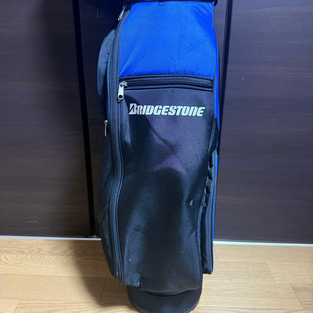 BRIDGESTONE キャディバッグ ゴルフバッグ ブルー ブラック