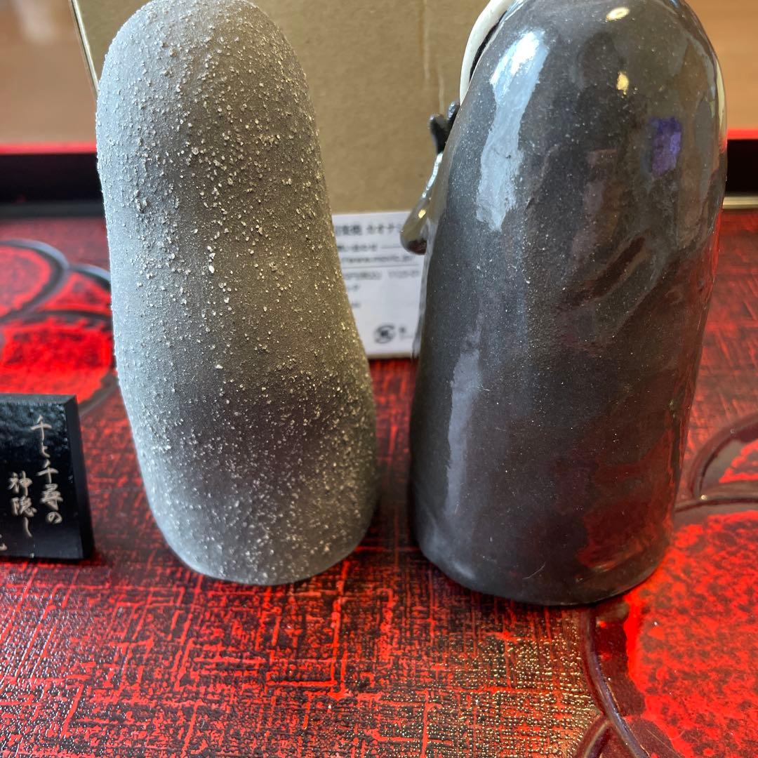 千と千尋の神隠し　カオナシ　信楽焼　陶器　ジブリ　キャラクター