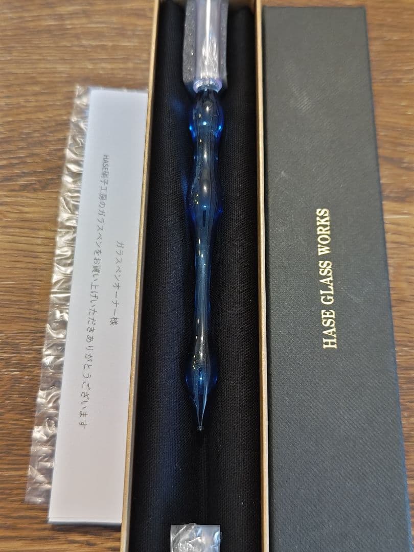 HASE硝子工房 ガラスペン 灯り ナゴヤSP 刀インクセット
