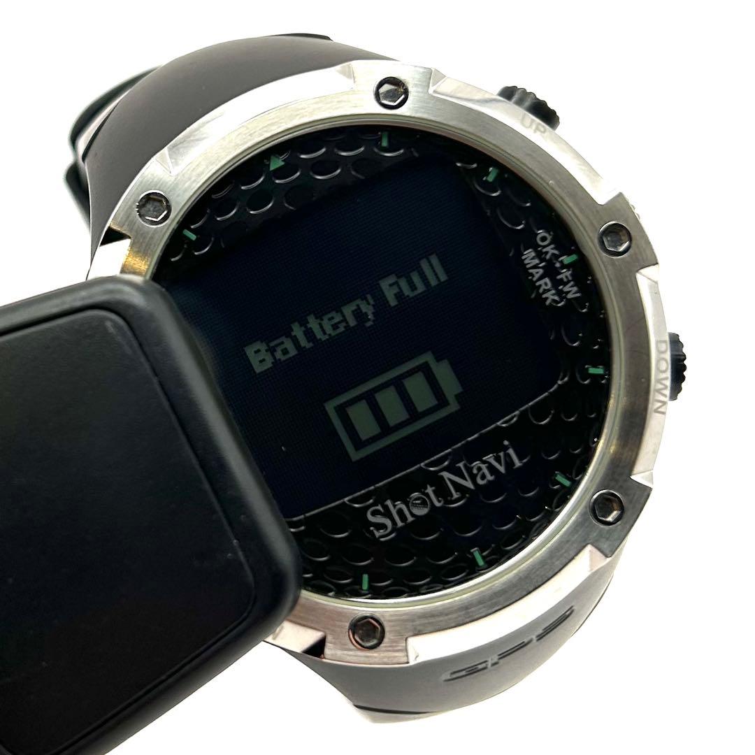 μ　動作確認OK ショットナビ W1-FW 充電器あり 腕時計 GPS