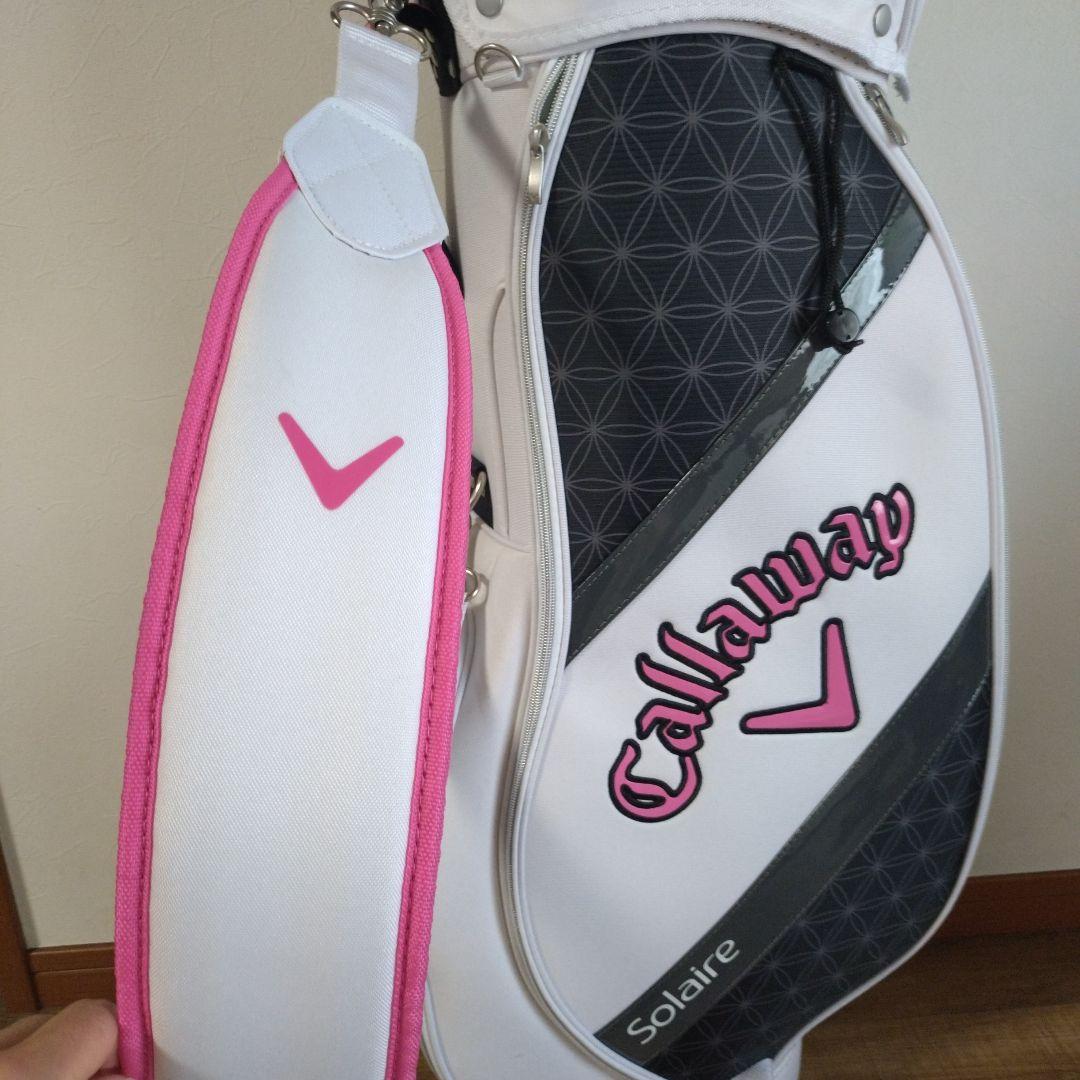 Callaway ゴルフバッグ ホワイト/ピンク