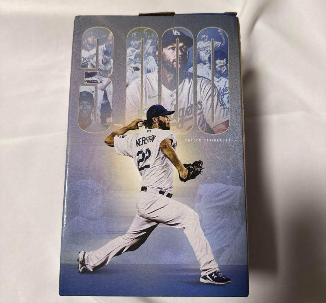 【球場限定】Clayton Kershaw 3000奪三振 記念 ボブルヘッド