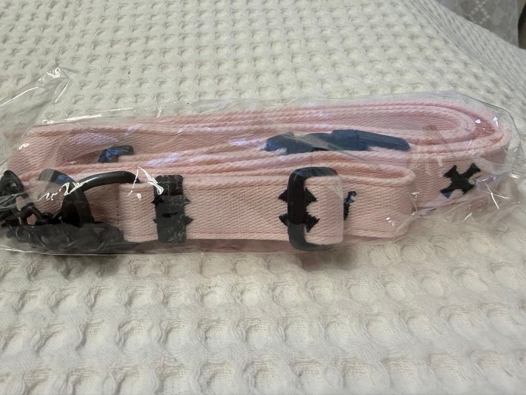 デザインエフ ＊ ピンクの犬用ハーフチョーク首輪とリードセット