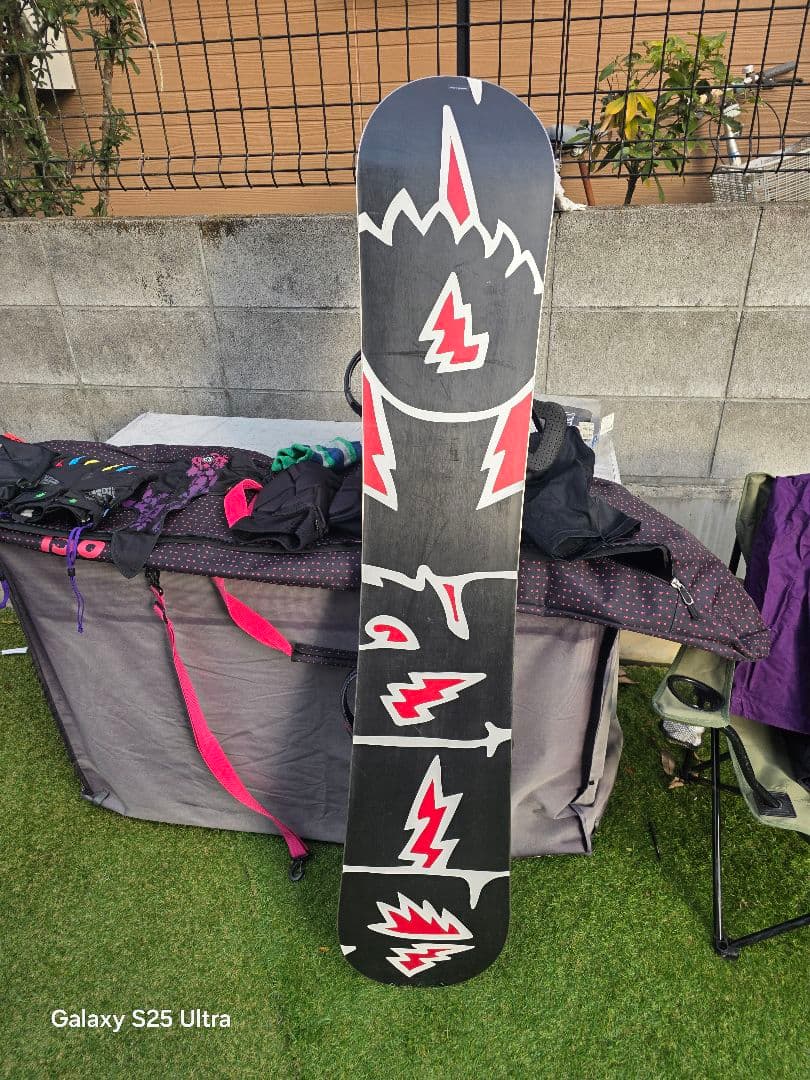 BURTON スノーボード ビンディングセット ブラック レッド