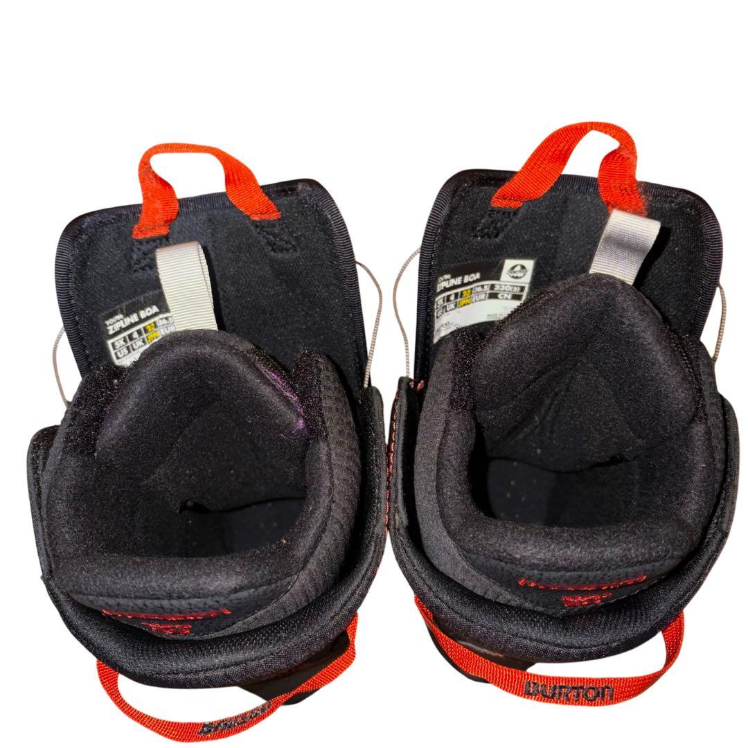 【美品】BURTON ZIPLINE BOA スノボブーツ 23cm 子ども用