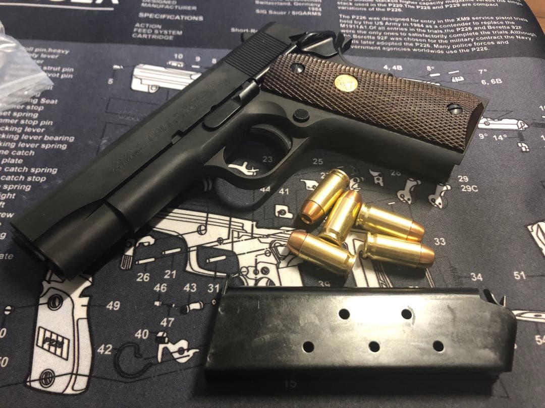 【発火済モデルガン】マルシン X-PFC コマンダー ブラックHW