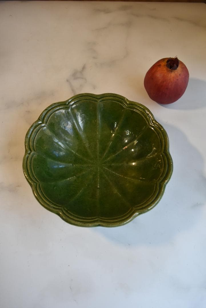 専用　眺めの良い輪花鉢　フランスアンティーク　西洋民藝　19世紀