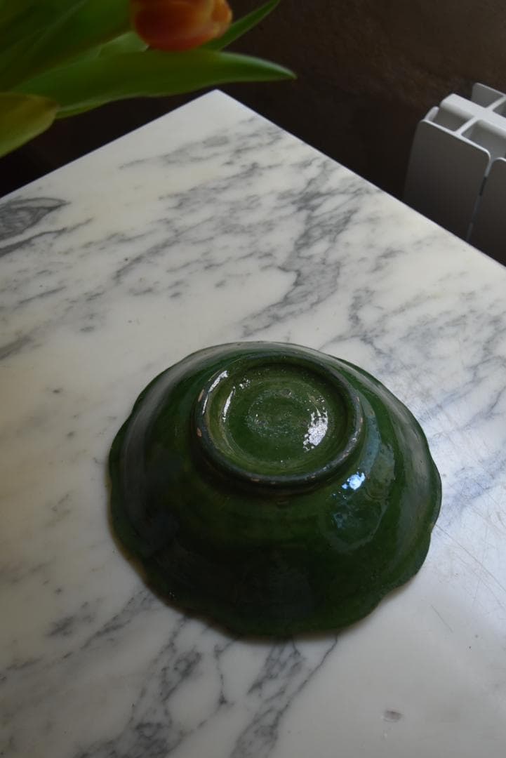 専用　眺めの良い輪花鉢　フランスアンティーク　西洋民藝　19世紀