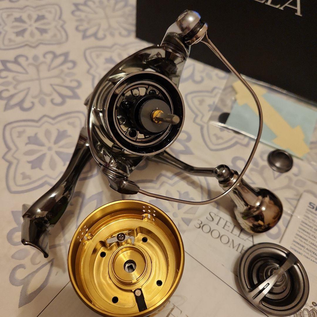 シマノ　18ステラ 4000 カスタムパーツ付き