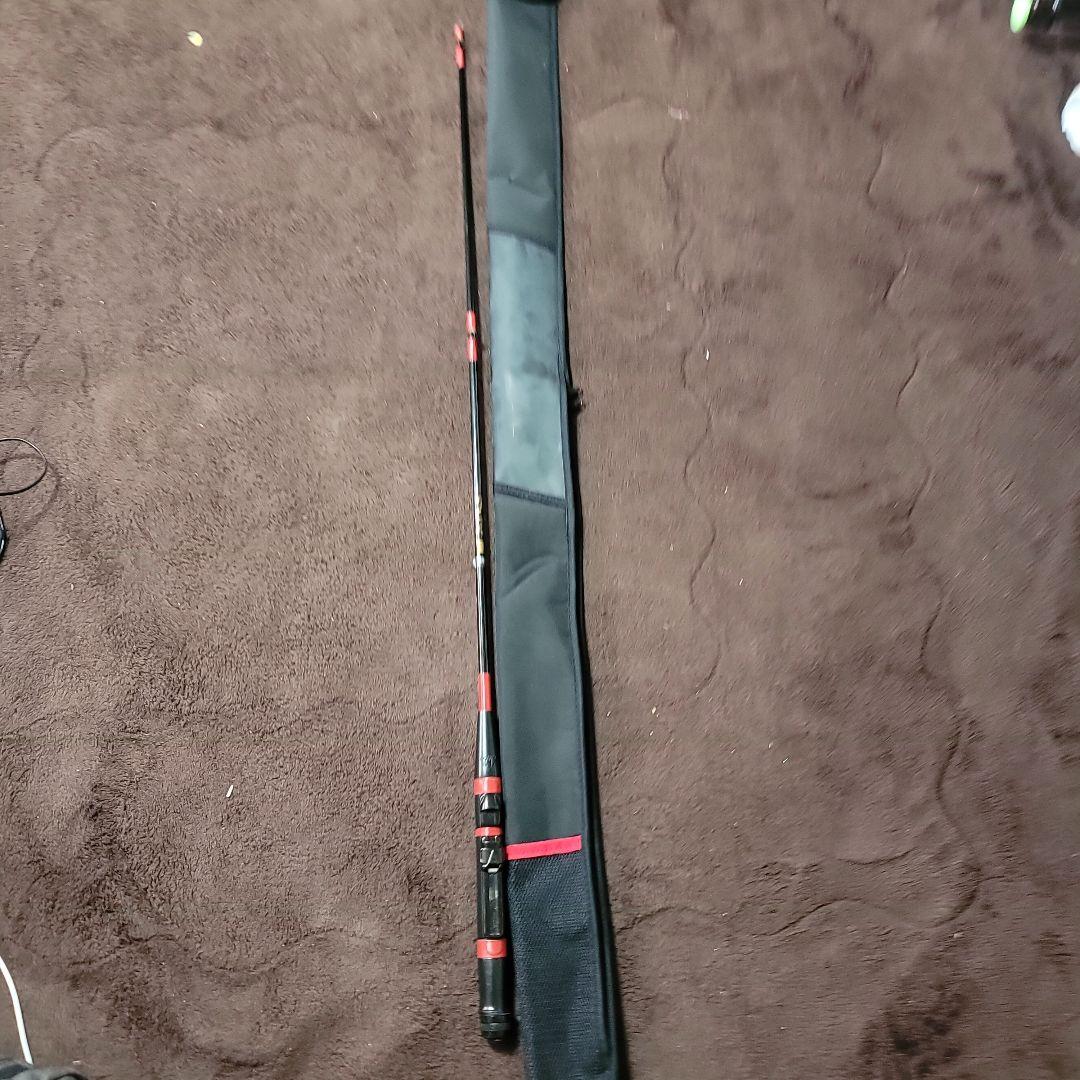 がまかつ チヌ竿 0.8号 ロッドケース付き