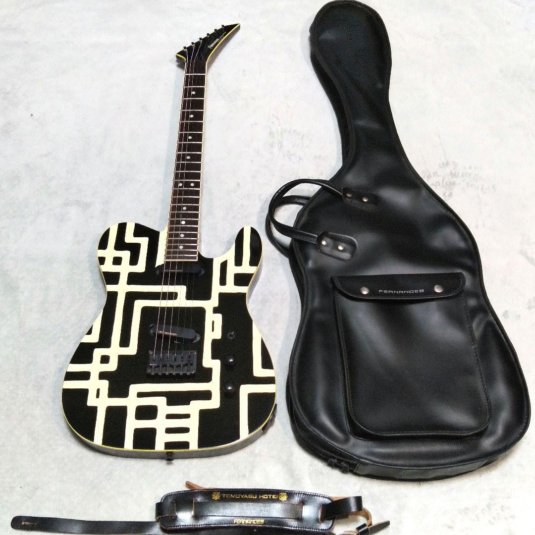 布袋モデル　FERNANDES TE-95HT　レザーケース　ストラップ付き