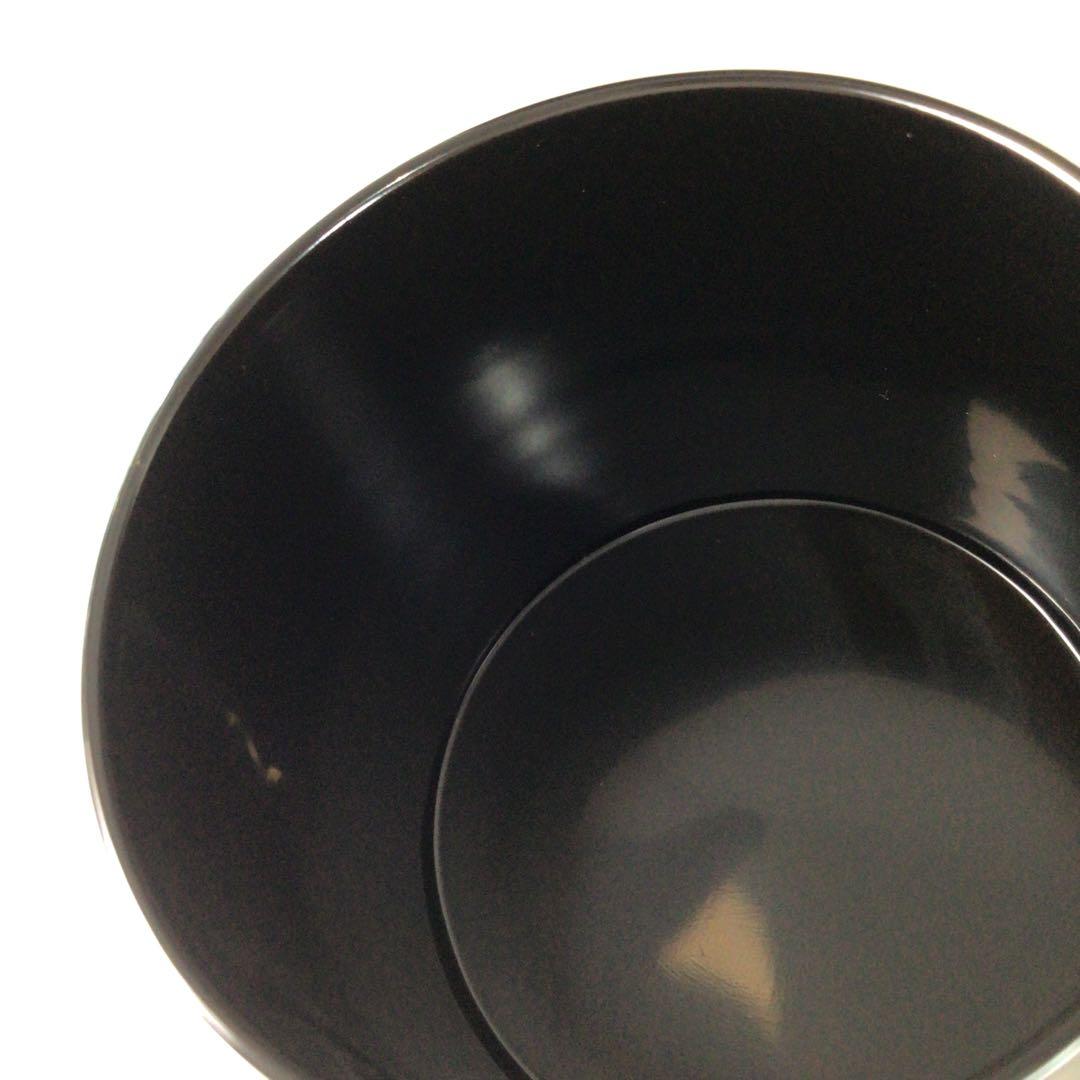 Ｒ８０５　棗　『中村湖彩作』『溜塗』『面朱松葉蒔絵』『中次棗』　共箱　茶道具