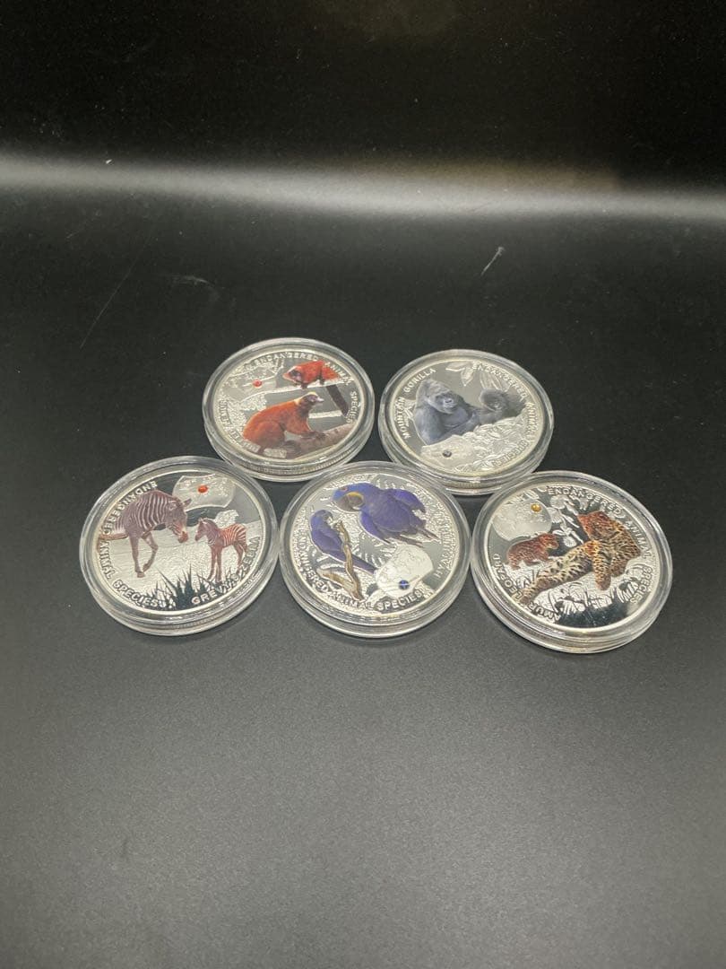 【値引き相談OK】2014ザンビア共和国　絶滅危惧種保護シリーズ　10点