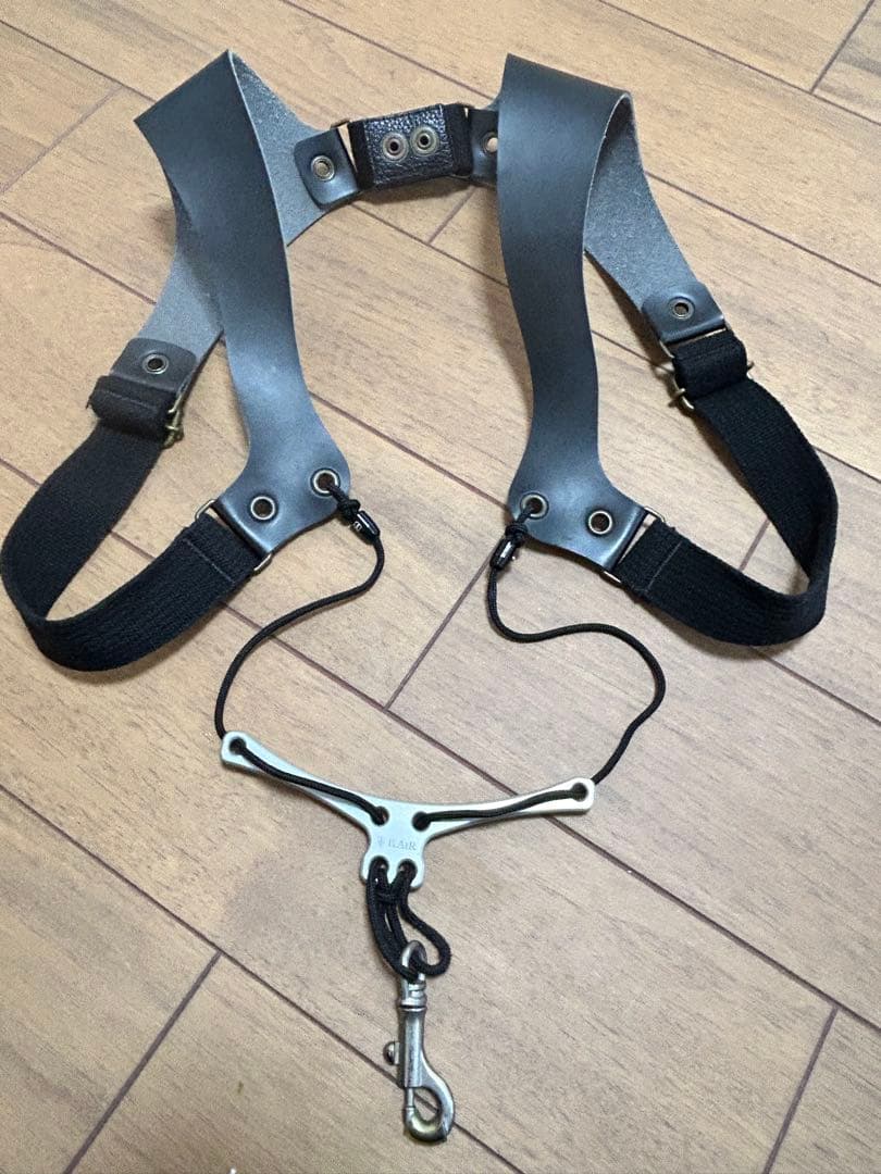 B.AIR DOUBLE LINK STRAP ゴッツソリッドシルバーフック付