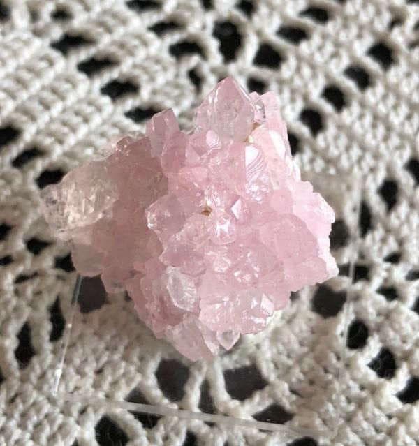 天然石　ローズクォーツ　結晶