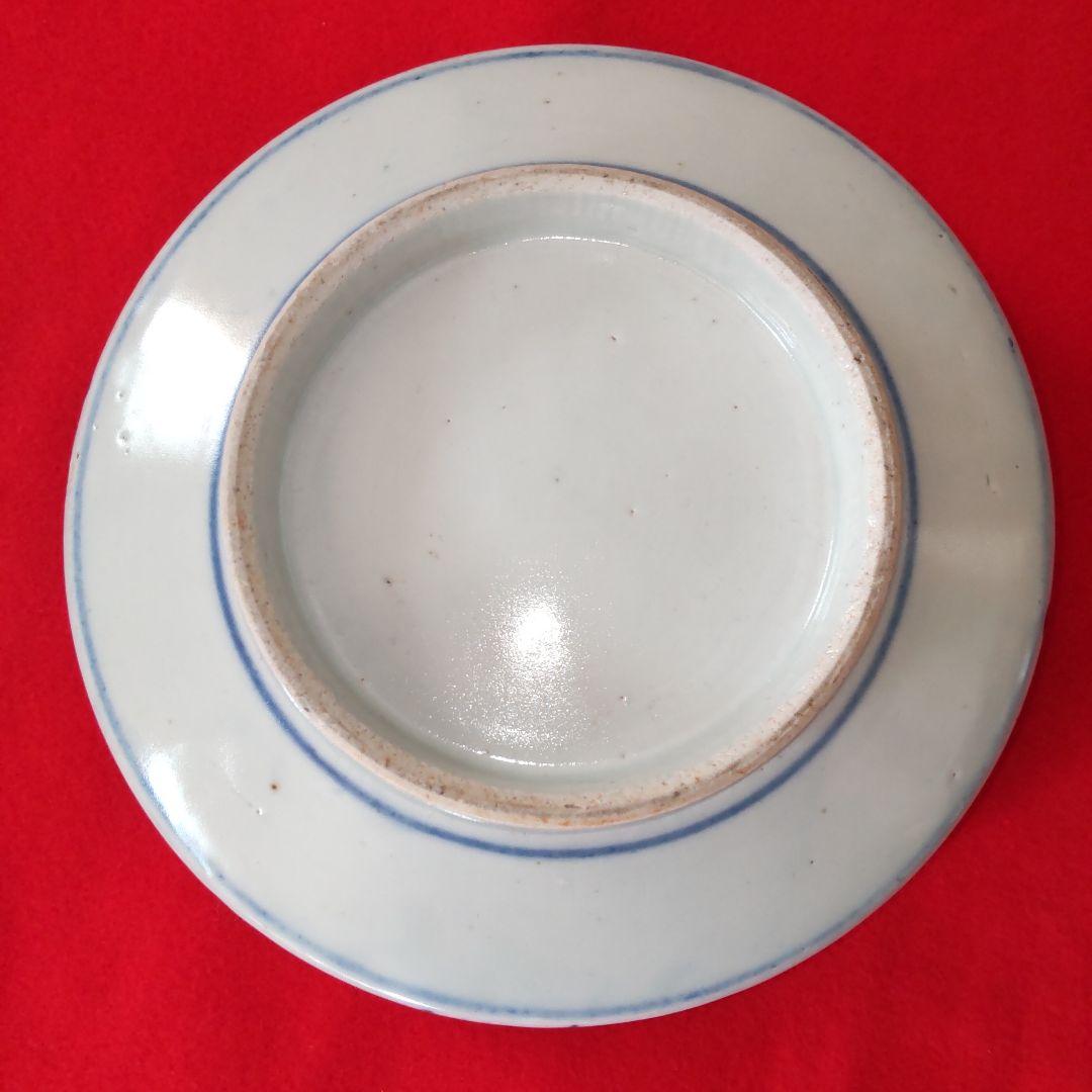 江戸後期～明治伊万里竹梅夫婦鶴独楽鉢