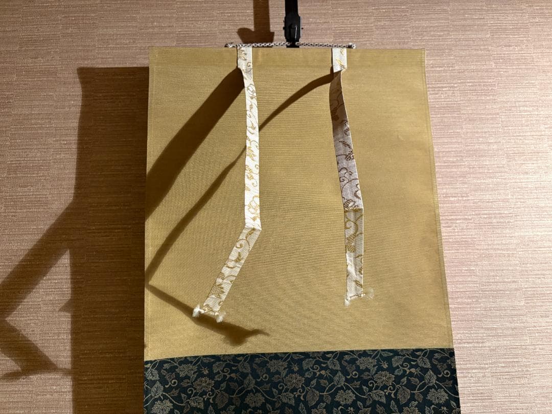 悦道　茶掛軸　一行　春千林入処々鴬　茶道具