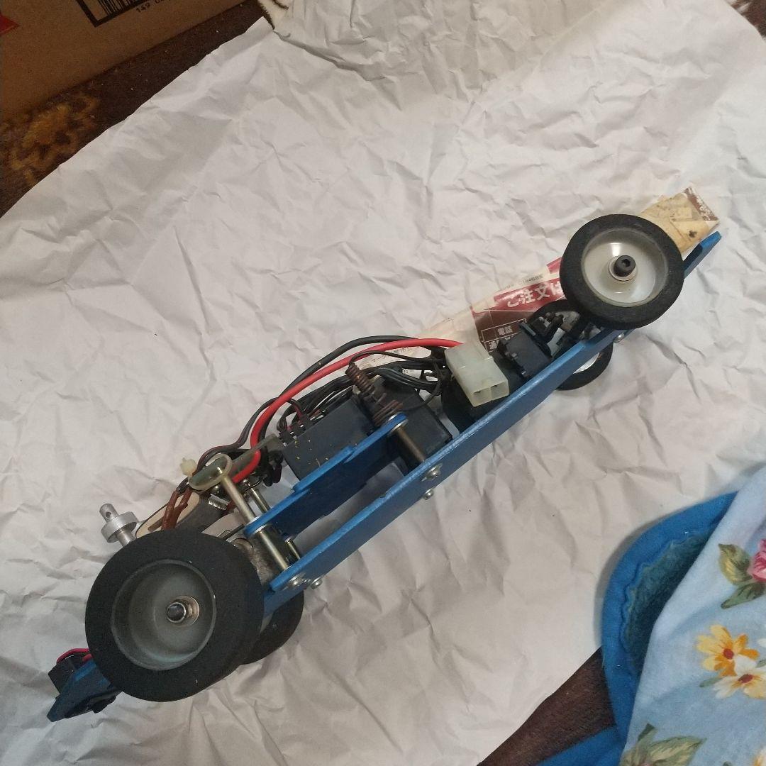 希少石政ドラッグファイターS16-E シャーシ当時メカ付き