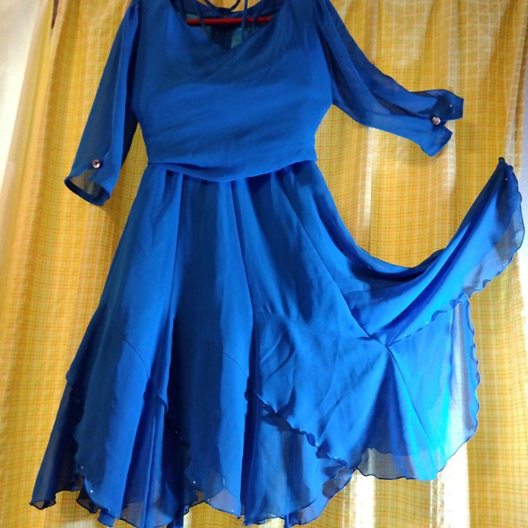 お値下げ　社交ダンスセットアップドレス