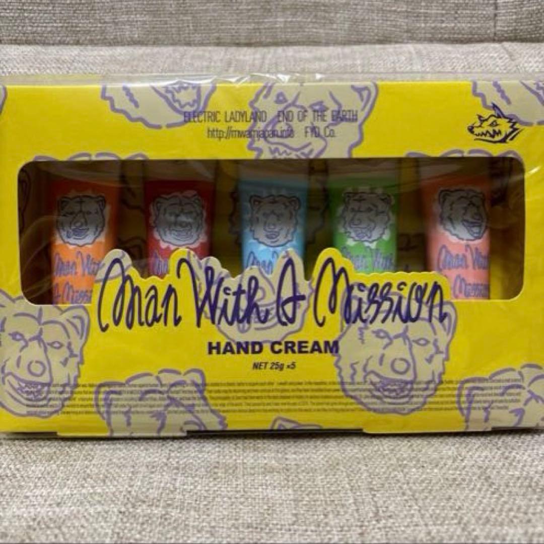 ★マンウィズ　MAN WITH A MISSION ハンドクリーム　クリーム立て